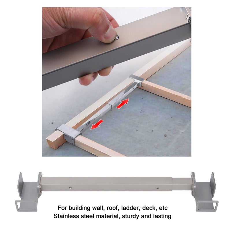 Stainless Steel Adjustable Corner Clamp Framing Spacing Tool 16 to 24 Inch Layout Jig - Image 3