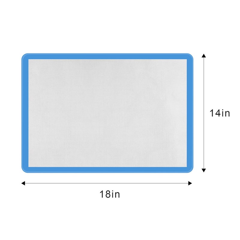 FCENDS Applique Mat(14" x 18"), Silicone Fusing Mat for Applique and Arts Crafts Creation, Quilter Appli-Fuse Mat, Including Non-Stick Pressing Sheet for Heat Press and Silicone Iron Rest Pad (14"x18") - Image 4