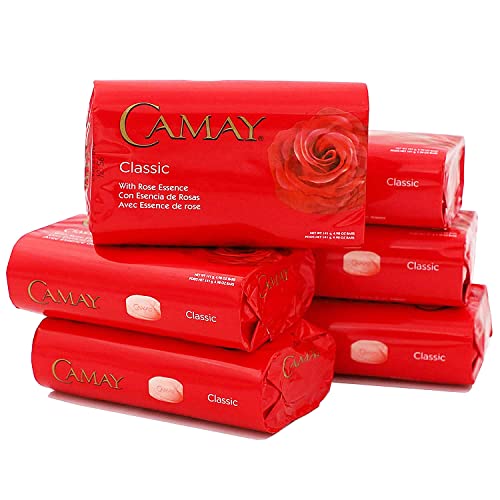 Camay Classic Bar Soap Rose Essence 498 Oz Each Soap 6 Bar Soaps - Image 2
