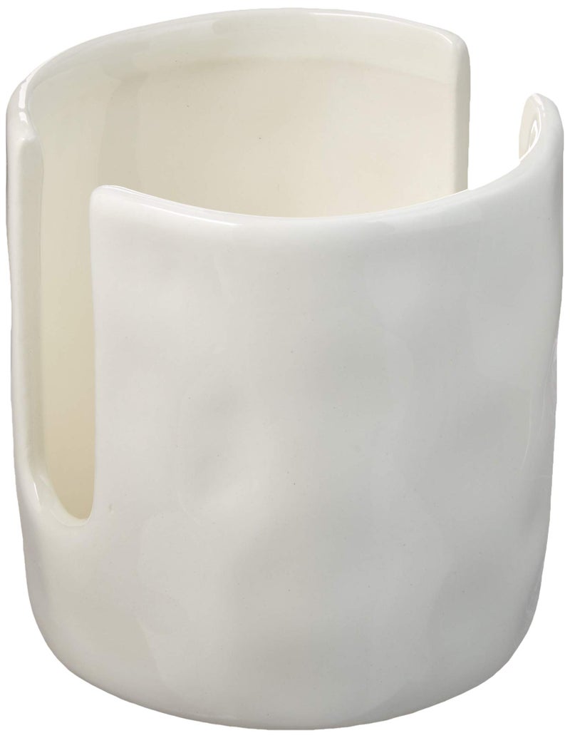 Mud Pie Kitchen Dish Sponge Holder Caddy  Off White - Image 2