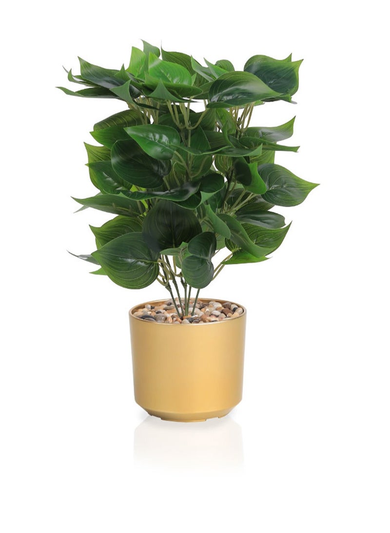 Alrassi Artificial Monstera Plant 45 cm – Natural Look with Modern and Elegant Pot - Image 1