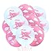 Malayan Products Airplane Latex Balloons 12 Count Flight Attendant Birthday Party Pilot Party Jet Baby Shower Classroom Decoration Girl Flying Balloons 12 Inch Standard Size Pink Clouds - Image 2