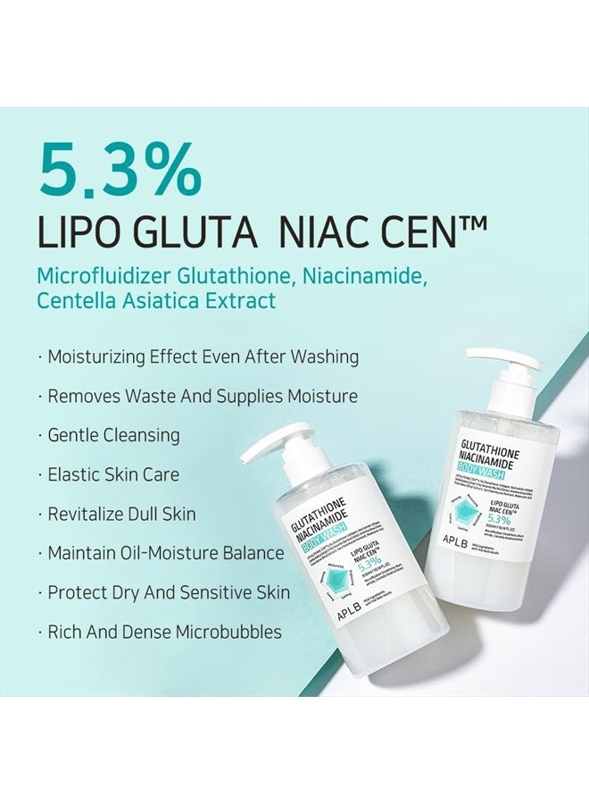 APLB Glutathione Niacinamide, Body Wash, 300 mL - Image 3