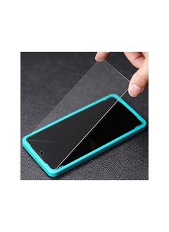 Ibywind Screen Protector For Motorola Edge 30 5G 6.5 Inch With 2 Pcs Tempered Glass 1Pc Camera Len Protector 1Pc Backing Carbon Fiber Film Fingerprint Reader Easy To Install  - Image 3