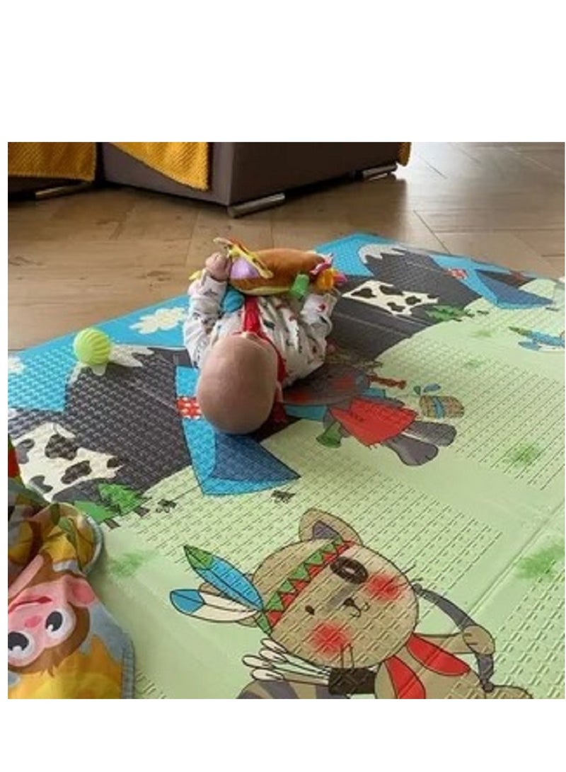 Hi homey Baby Play Mat,200x180 cm Play Mat for Baby,Foldable Kids Play Mat, Foam Play Mat,Infant Play Mat,Waterproof Crawling Mat - Image 4