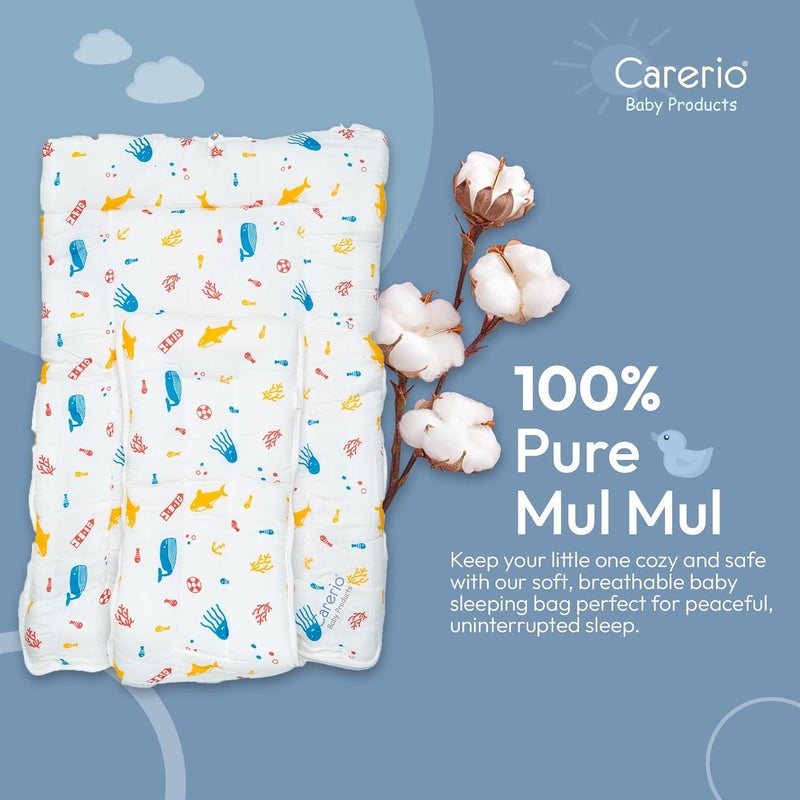 CARERIO Carerio Baby Sleeping Bag Carry Nest Cotton Baby Bedding for New Born Infant Portable Bassinet for Baby Carrying co Sleeping Unisex Baby Sleeping Bed 03 - Image 3