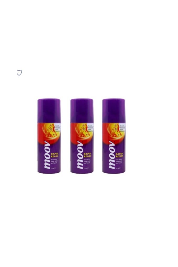 Moov Moov Fast Spray for Pain Relief 150ml set consisting of (3 pieces) 