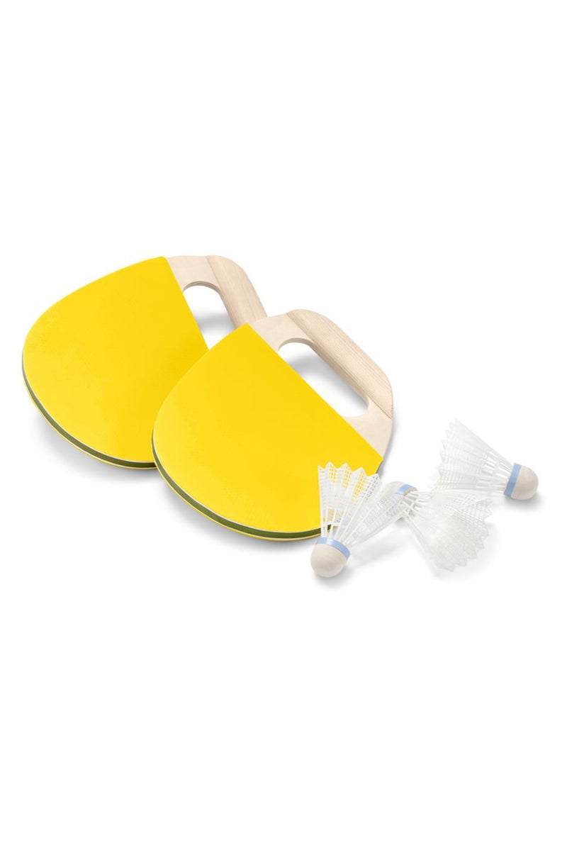 Tchibo Padminton Set, Yellow/Cream - Image 3