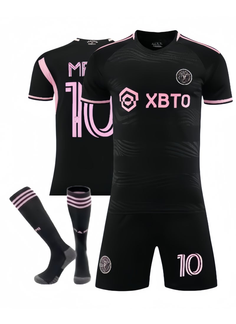 SKT Shiketro Three-piece set Miami International Messi #10 Jersey, new edition, Major League Soccer team jersey.  - Image 1