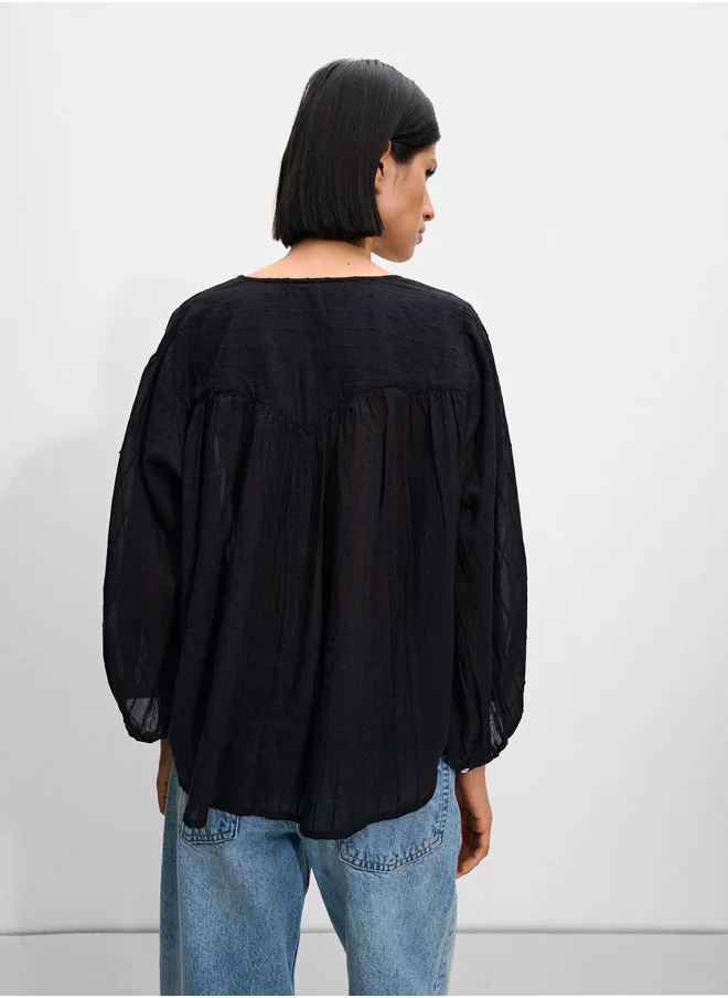 PARFOIS Full Sleeve Top