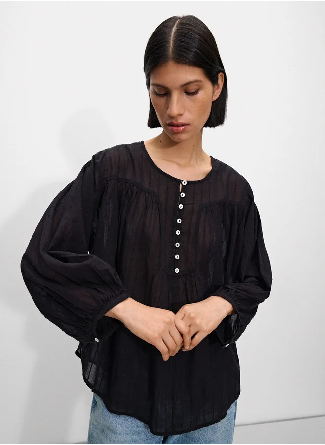 PARFOIS Full Sleeve Top