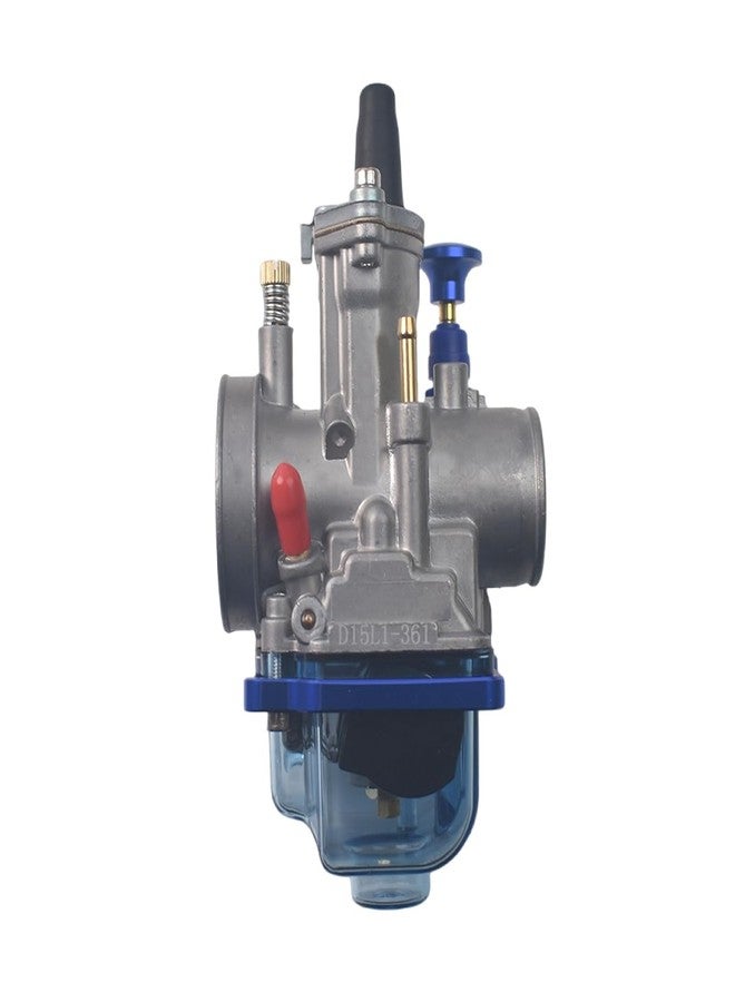 طقم ترقية BUHNSS PWK 24mm لمكربن وفلتر هواء وأنابيب سحب الهواء، مناسب لدراجات كولمان CT200U وBT200X، وباجا واريور MB200، وبريداتور بمحركات هوندا GX160 وGX200 بقوة 6.5 حصان، ودراجات الكارتينج الصغيرة، باللون الأزرق. - Image 3