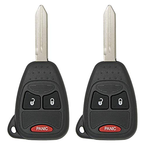 Keyless2Go Replacement for Keyless Entry Remote Car Key Vehicles That Use 3 Button OHT692427AA - 2 Pack - Image 1