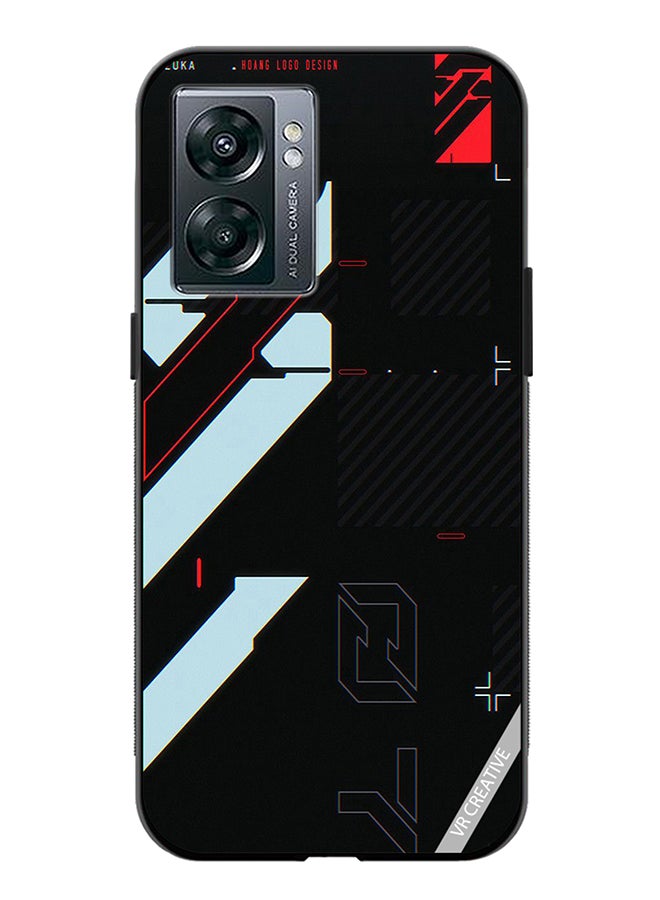VR CREATIVE Protective Case Cover For Oppo A57 5G Hoang Logo Design  Multicolour - Image 1