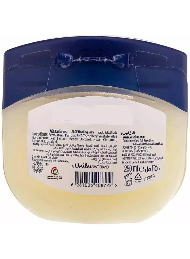Vaseline Aloevera Enriched Petroleum Healing Cream- 250ml - Image 2
