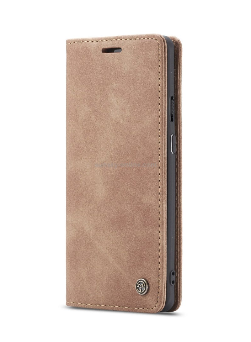 CaseMe Oneplus 7 Pro Case Wallet, for Oneplus 7 Pro Wallet Case Book Folding Flip Folio Case with Magnetic Kickstand Card Slots Protective Cover - Brown - Image 2