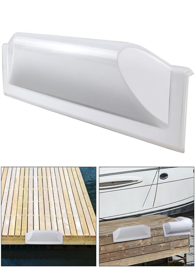 BALAVA Dock Bumper,Vinyl Boat Dock Bumpers Straight,White Dock Bumper Guards Boat Docking Bumpers,Soft Dock Bumpers Marine Dock Bumpers Dock Side Edge for Boat Docks（1 Pack） - Image 1