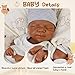 KUICEO Full Silicone Reborn Baby Dolls20 Inch Realistic Newborn Anatomically Correct Boy with Realistic Blood Vessels and SkinSilicone Full Body Lifelike BabyGreat Gift for Childrenwith Gift Box - Image 4