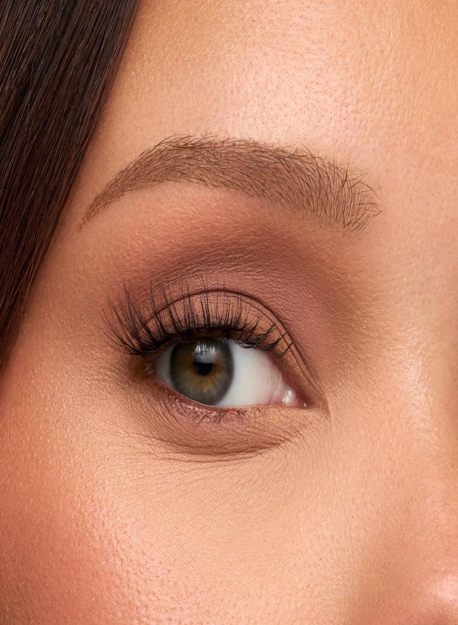 House of Lashes The Muse False Eyelashes, Black, Faux Silk, Medium Volume, Flared Half Lash, 3 Pairs, Reusable - Image 2
