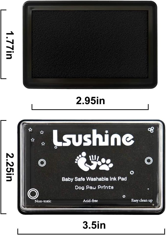 Lsushine Baby Handprint and Footprint Ink Pad - Image 3