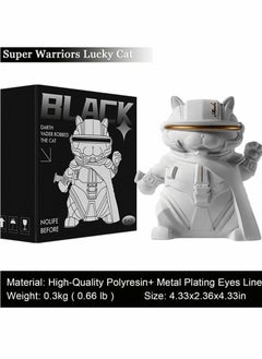 Excefore Trendy Toy Statue, Maneki Neko Statue, Lucky Cat Collectible Cool Statue  - Image 3
