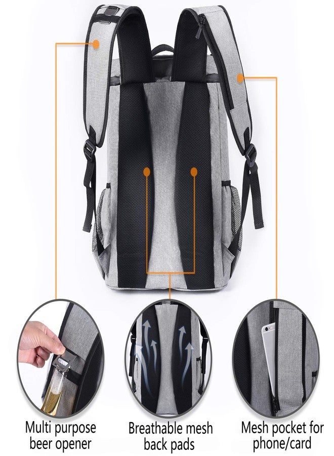 FORICH Backpack Cooler Leakproof Insulated Waterproof Backpack Cooler Bag, Lightweight Soft Beach Cooler Backpack for Men Women to Work Lunch Picnics Camping Hiking, 30 Cans - Image 5