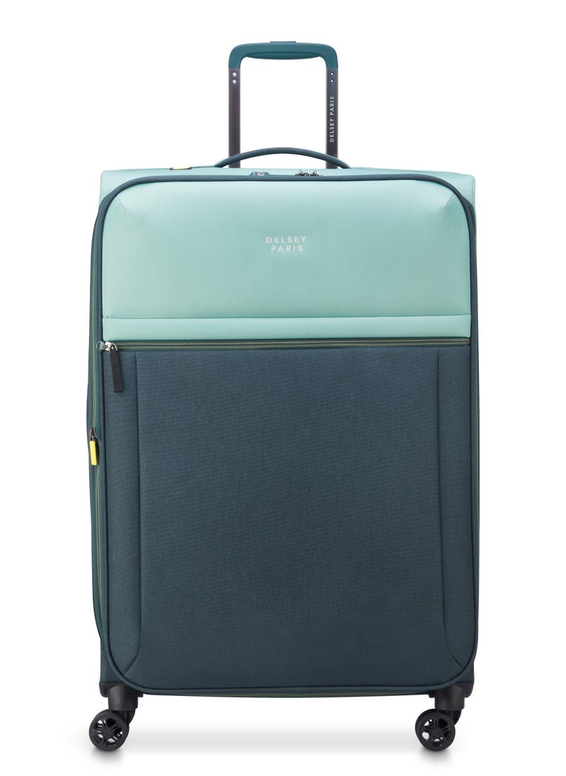 Delsey Brochant 3 Expendable Double wheel luggage Softsided trolley suitcase 67cm Ultramarine Green Medium - pzsku/Z23875D8FB2441998CD7FZ/45/_/1735833585/e754ab58-b871-4e40-91bc-f0539fea8922