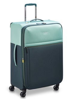 DELSEY Delsey Brochant 3 Expendable Double wheel luggage Softsided trolley suitcase 67cm Ultramarine Green Medium  - Image 2