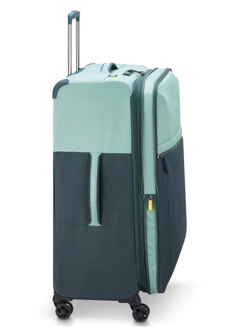 Delsey Brochant 3 Expendable Double wheel luggage Softsided trolley suitcase 67cm Ultramarine Green Medium - pzsku/Z23875D8FB2441998CD7FZ/45/_/1735833647/215faedc-84fe-4cf5-9417-04e49277edbd