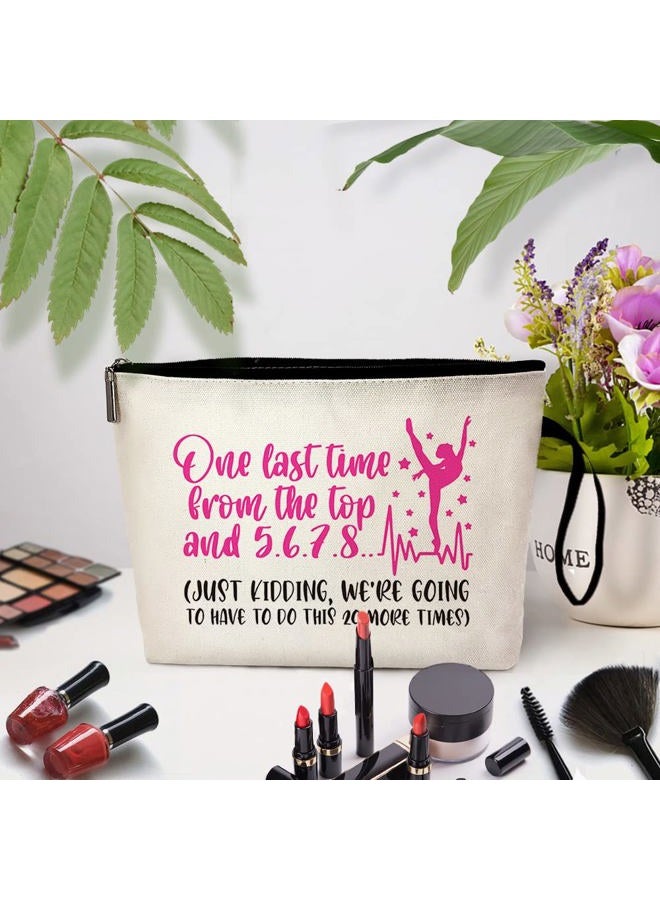 ZHANTUONE Dance Teacher Funny Cosmetic Bag, for Travel Toiletry Zipper Storage Pouch Makeup Bag, Appreciation Gifts for Dance Teacher Dance Instructors, Retirement Graduation Appreciation Gifts - Image 3