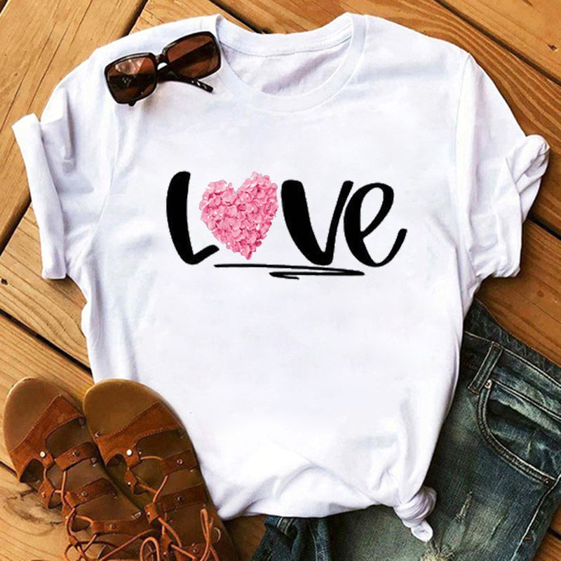 T-Shirt Independent Station Women's Short-Sleeved Wish Spot Temu Fashion - Image 1