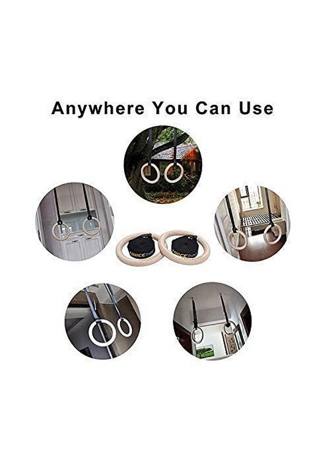 TechHark® Gymnastic Heavy Duty Adjustable Strap Capacity with 14.5ft Adjustable Buckle Straps for Cross Fitness Functional Training for Home Gym,Yoga, Full Body Workout (Buckle Strap) - Image 2