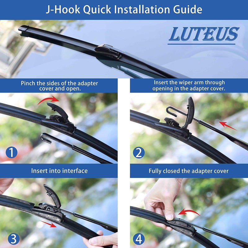 LUTEUS Premium Windshield Wiper Blades Set - Image 2