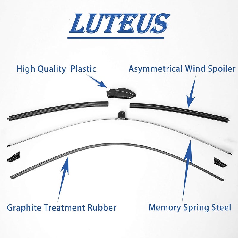 LUTEUS Premium Windshield Wiper Blades Set - Image 5