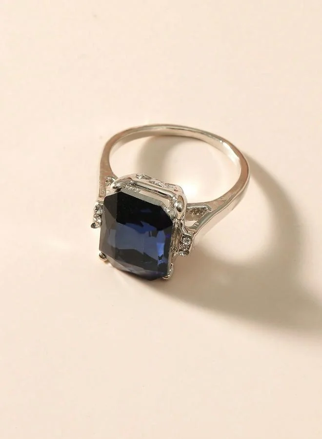 Take Two Square Gemstone Ring