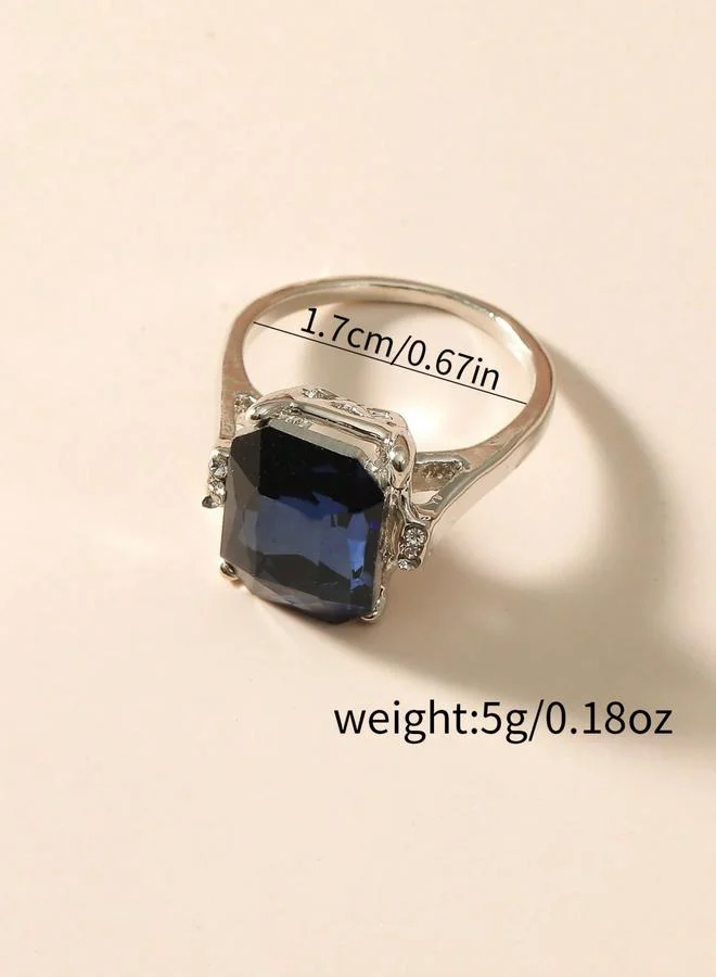 Take Two Square Gemstone Ring