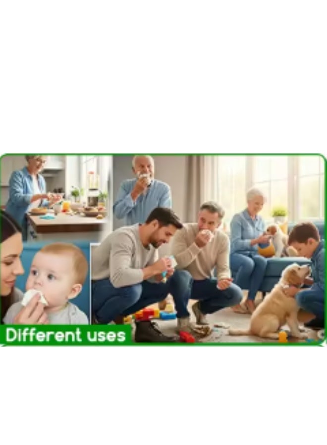 مناديل مبللة مرطبة للأطفال - 80 منديلًا - مناديل مبللة لطيفة للأطفال حديثي الولادة، واليدين، والوجه، وتنظيف الحفاضات - Image 3