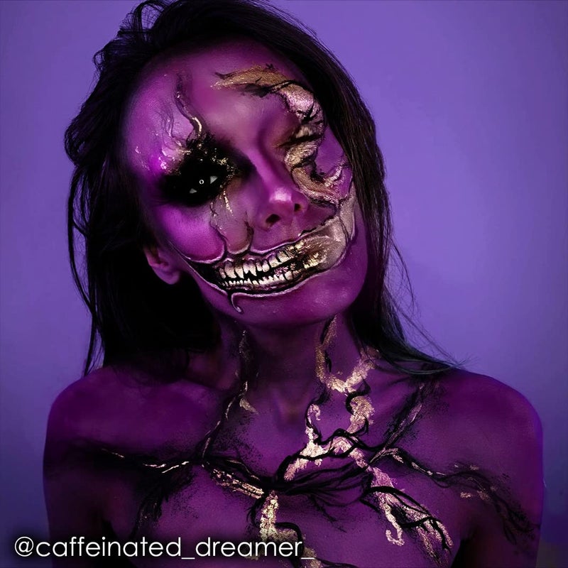 Mehron Makeup CreamBlend Stick | Face Paint, Body Paint, & Foundation Cream Makeup | Perfect for Halloween .75 oz (PURPLE) - Image 2