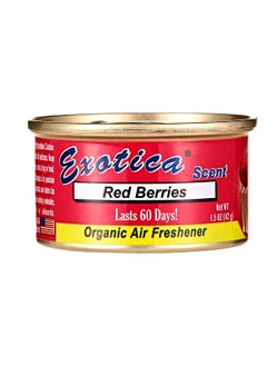 Organic Car Freshener With Red Berries Scent