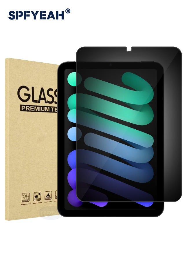 SPFYEAH Privacy Screen Protector for iPad Mini 7 (A17 Pro) 7th Generation 2024 / iPad Mini 6 (6th Generation 2021) 8.3 Inch, [30° Anti-Spy][9H Hardness][Anti Scratch][Bubble Free][Case Friendly] Anti-Spy Tempered Glass Film for iPad mini 7/6, 1-Pack - Image 1