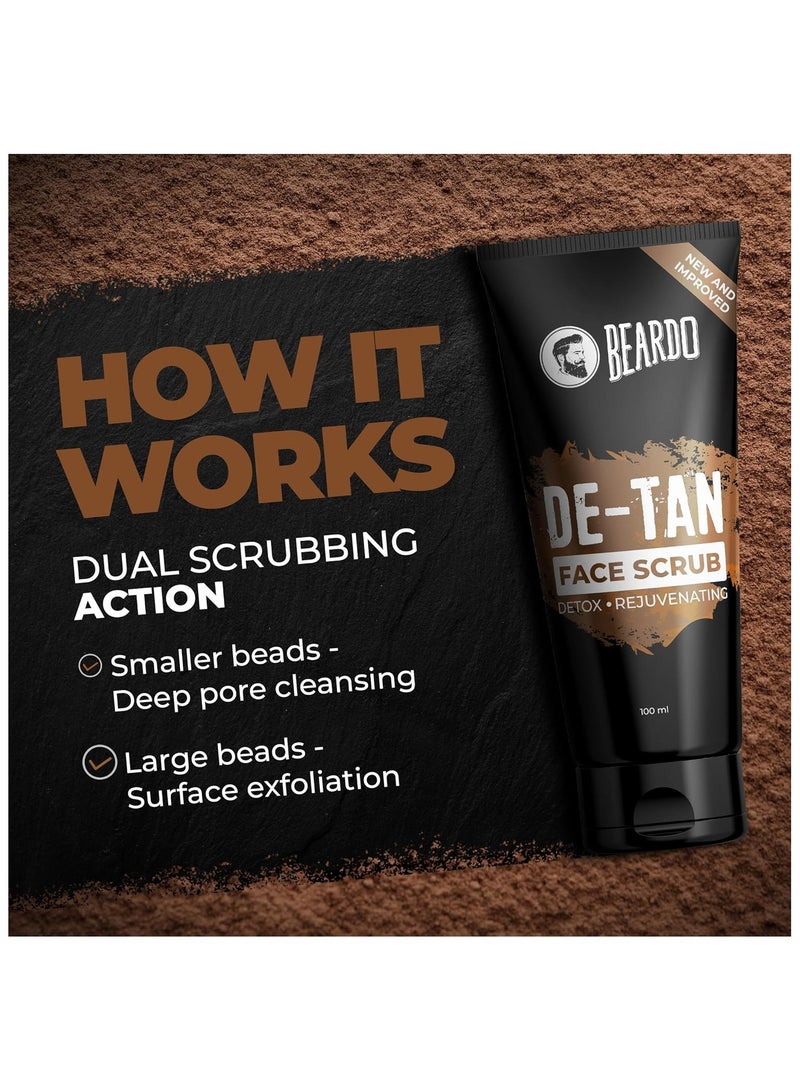 BEARDO DeTan Face Scrub Tube 100g V2 - Image 3