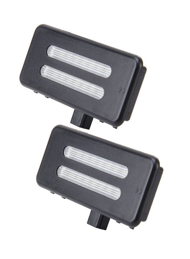 نيبمينينت مجموعة مصابيح لمرآة الصالون الداخلي من 18 لمبة LED مزودة بمجموعة شرائح SMD-3528 قطعتين لسيارة BMW طراز E60‏/ E60N‏/ E61‏/ E61N‏/ E90‏/ E90N‏/ E91‏/ E91N‏/ E92‏/ E92N‏/ E70‏/ E71‏/ E84‏/ F25‏/ X3 - Image 1