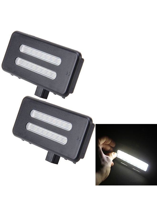 نيبمينينت مجموعة مصابيح لمرآة الصالون الداخلي من 18 لمبة LED مزودة بمجموعة شرائح SMD-3528 قطعتين لسيارة BMW طراز E60‏/ E60N‏/ E61‏/ E61N‏/ E90‏/ E90N‏/ E91‏/ E91N‏/ E92‏/ E92N‏/ E70‏/ E71‏/ E84‏/ F25‏/ X3 - Image 2