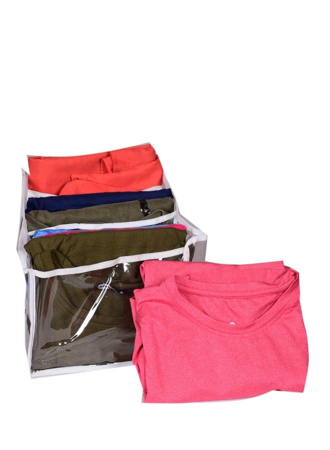 SuneshCreation Sunesh Creation wardrobe organiser, undergarment organizer, shelf organiser for cupboard pack of 1 - Image 2