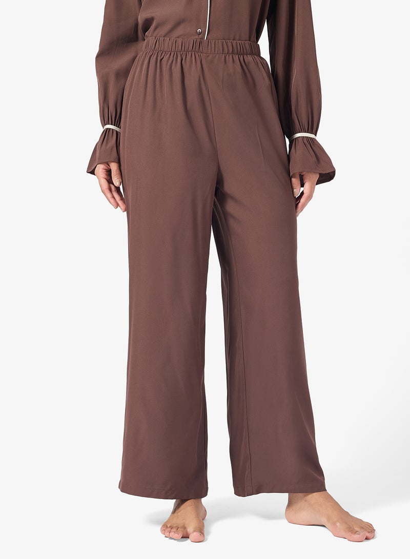 جينجر طقم بيجامة وقميص بأزرار للمنتجع - Image 4