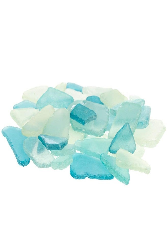 Nautical Crush Trading Sea Glass | 11oz Pale Green Yellow & Aqua Tumbled Sea Glass Decor | Bulk Seaglass Pieces for Beach Wedding Decor & Crafts | Plus Free Nautical eBook by Joseph Rains - Image 4