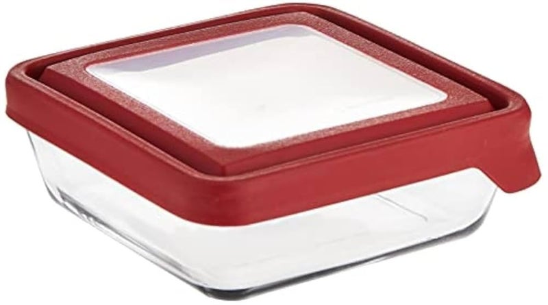 Anchor Hocking Trueseal Glass Food Storage Container with Lid Cherry 4 34 Cup Model 91906AMZ