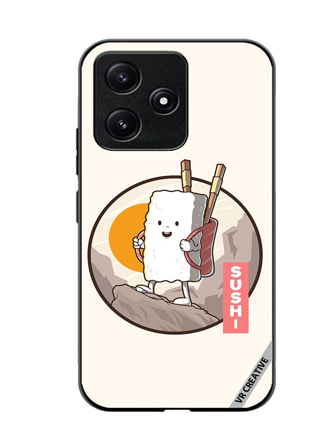 VR CREATIVE Protective Case Cover For Xiaomi Poco M6 Pro 5G Travel Sushi Design Multicolour - Image 1