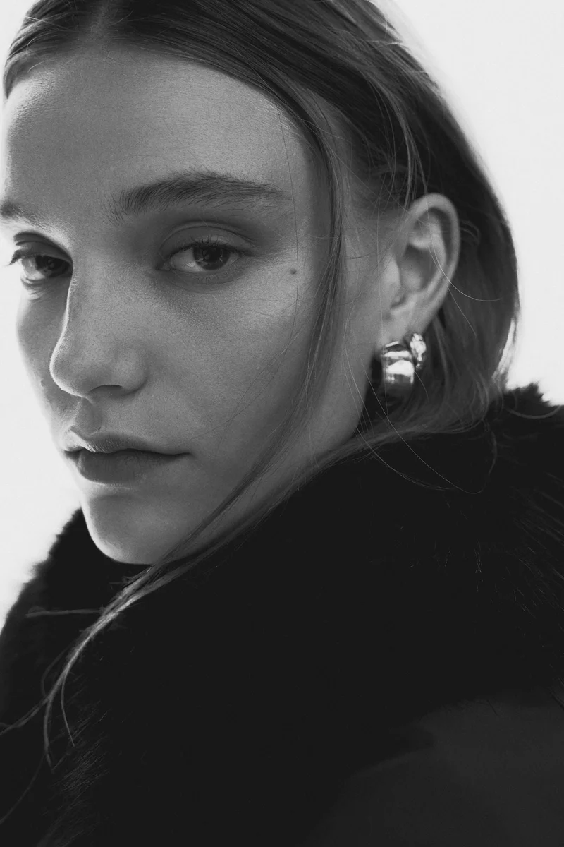 H&M 3 pairs hoop earrings