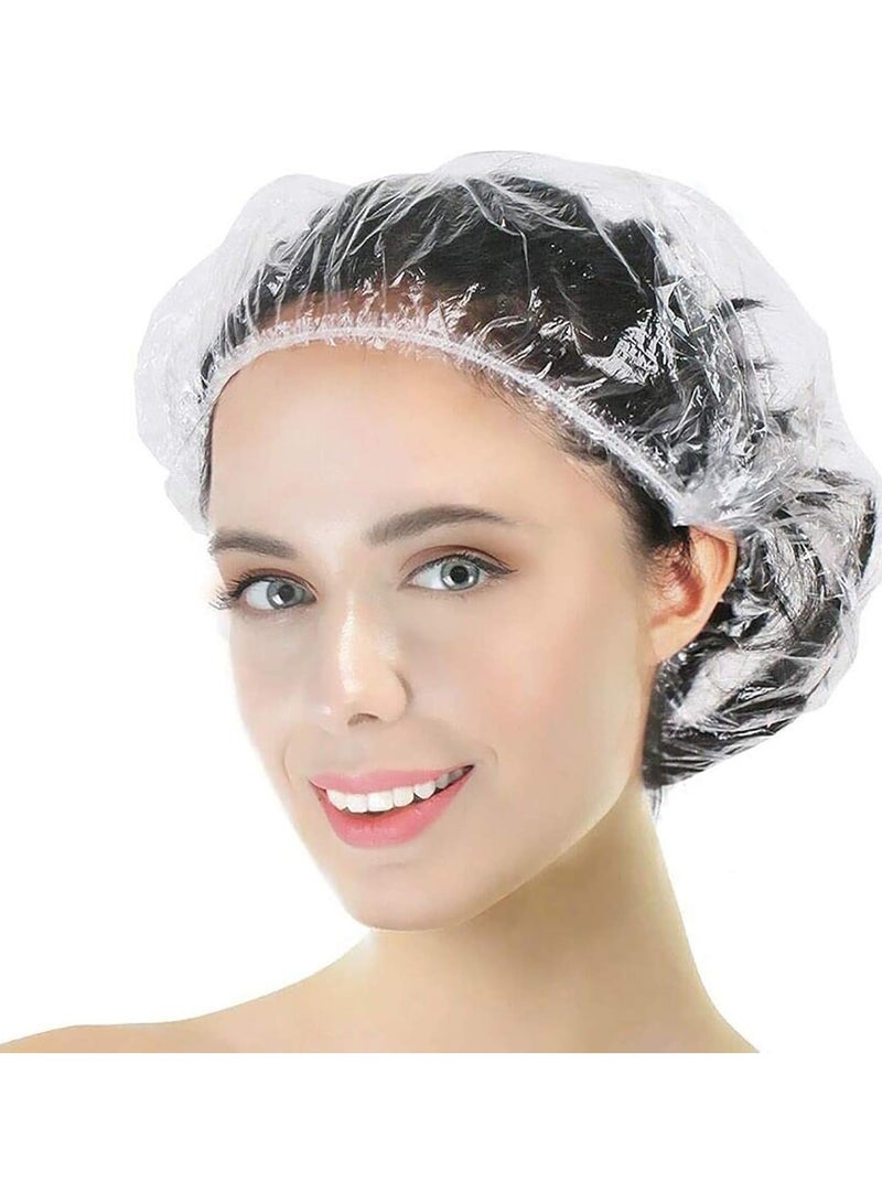 عام غطاء دش يمكن التخلص منه 100 قطعة للنساء سبا المنزل استخدام فندق وصالون الشعر السفر - Image 1